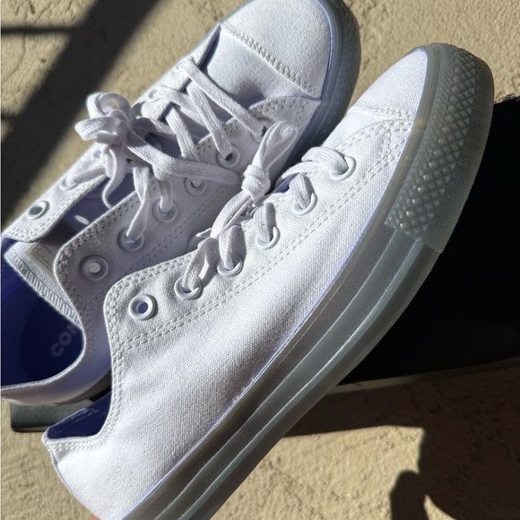 NIB Converse ALL STAR‎ White translucent gray sole - ice -TWILIGHT PULSE NEW 9.5 - Picture 5 of 13